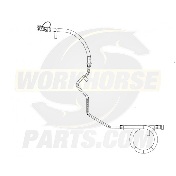 W0008778  -  Tube Asm - Fuel, Front 